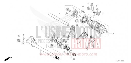 GEARSHIFT DRUM CL500AS de 2025